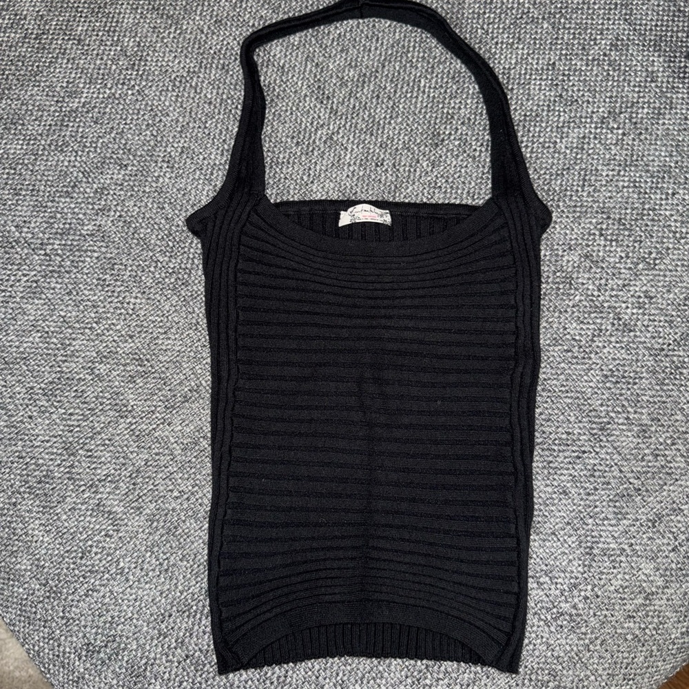 FREE PEOPLE KNIT HALTER TOP